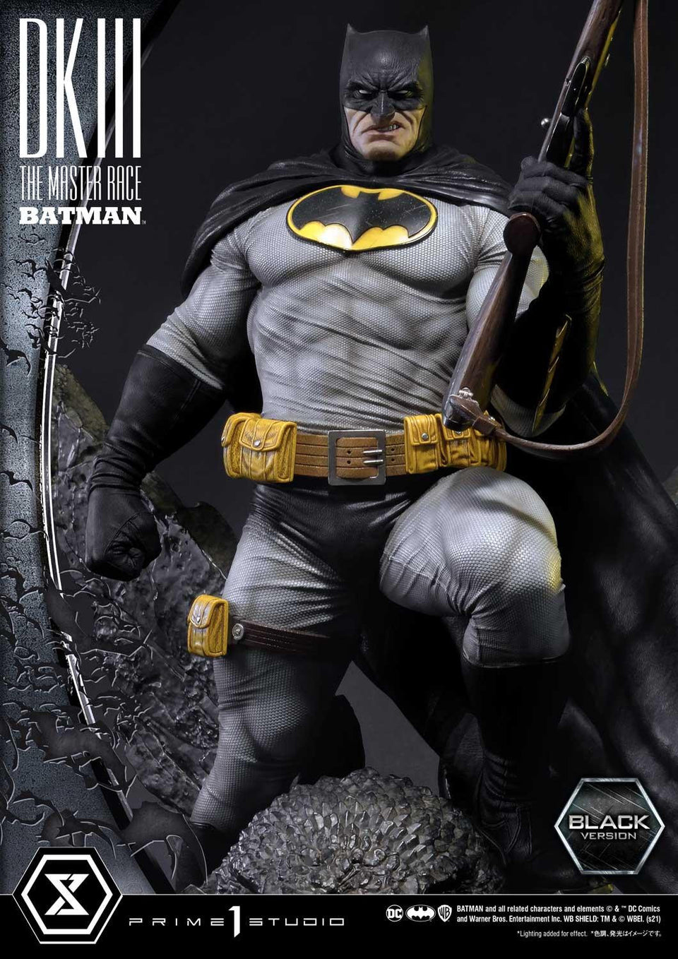 Prime 1 Studio Batman Dark Knight III The Master Race (Black Version) 1/3 Scale Statue