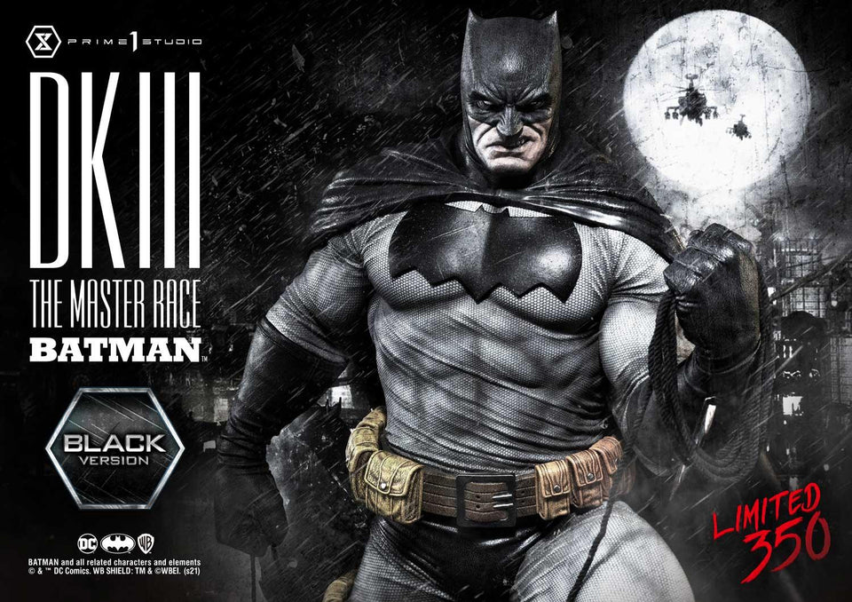 Prime 1 Studio Batman Dark Knight III The Master Race (Black Version) 1/3 Scale Statue