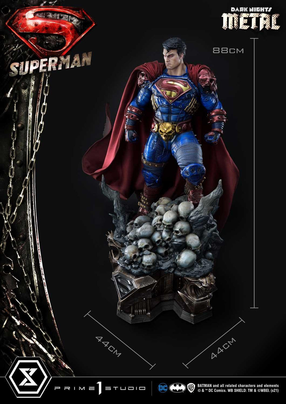 Prime 1 Museum Masterline Dark Nights: Metal (Comics) Superman (Deluxe Version) 1/3 Scale Statue