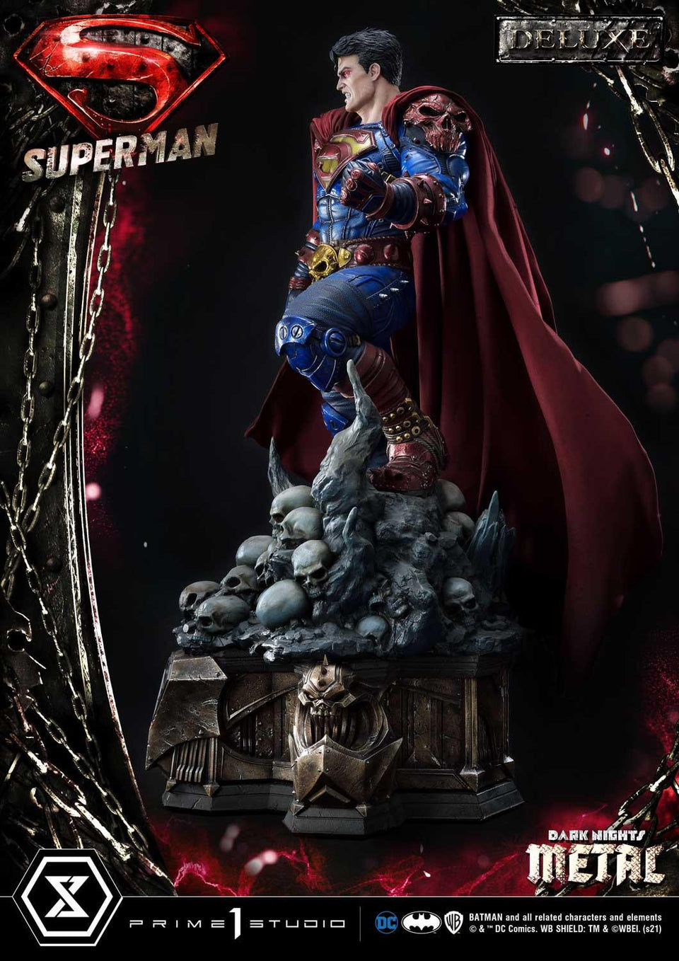 Prime 1 Museum Masterline Dark Nights: Metal (Comics) Superman (Deluxe Version) 1/3 Scale Statue