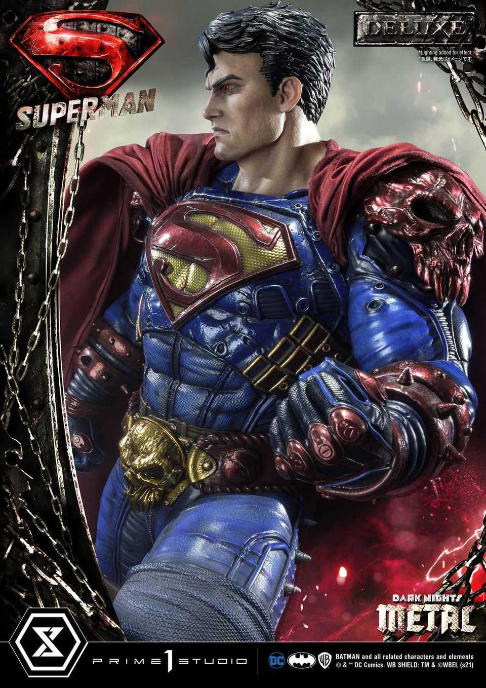 Prime 1 Museum Masterline Dark Nights: Metal (Comics) Superman (Deluxe Version) 1/3 Scale Statue