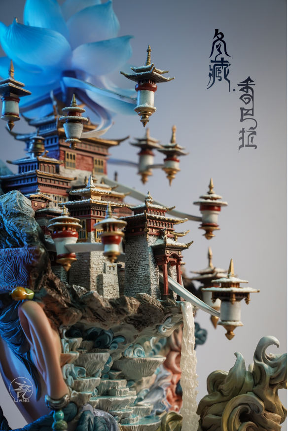 Yuan Xing Liang Winter Tiber (Painted Version) Statue